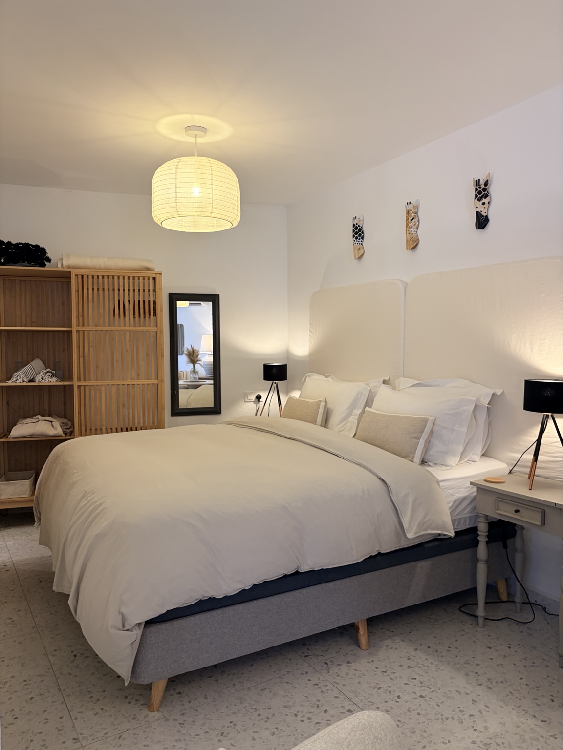 Vine’s superking bed and wardrobe
